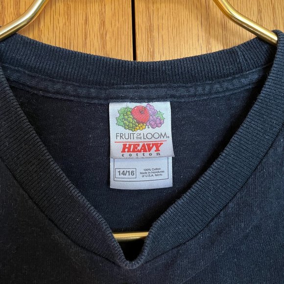 90's Hard Times Cafe MPLS MN T-shirt Black * Yellow EUC Adult S Retro Punk - Picture 4 of 6